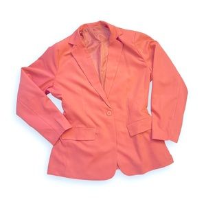 *New* Cicy Bell Women’s Salmon Pink Blazer - Business Casual Jacket Office Work
